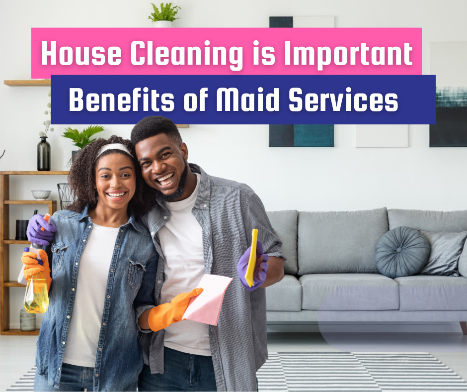 Maid services cleaning house